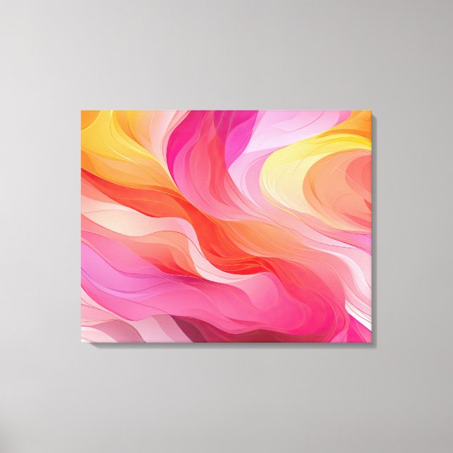 Abstrakt Canvas Wall Art Art (Framsida)