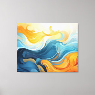 Abstrakt Canvas Wall Art Art