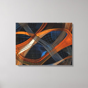 Abstrakt Canvas Wall Art Art
