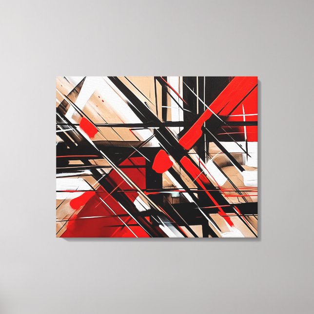 Abstrakt Canvas Wall Art Art (Framsida)