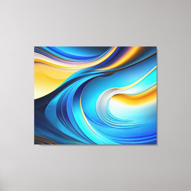 Abstrakt Canvas Wall Art Art (Framsida)
