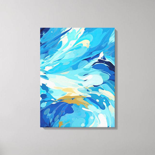 Abstrakt Canvas Wall Art Art (Framsida)