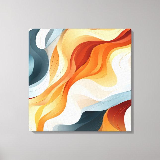 Abstrakt Canvas Wall Art Art (Framsida)