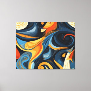 Abstrakt Canvas Wall Art Art