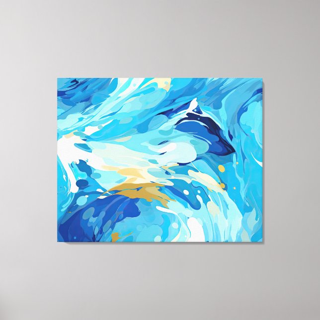 Abstrakt Canvas Wall Art Art (Framsida)