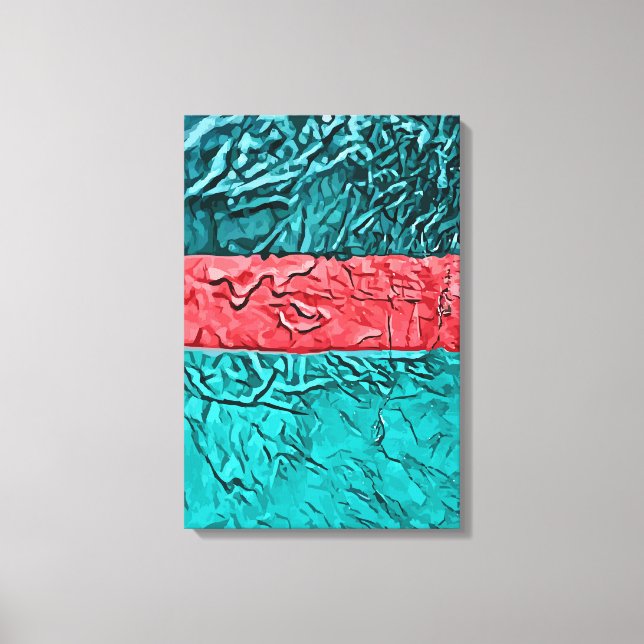 Abstrakt Canvastryck (Framsida)