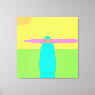 Abstrakt Canvastryck
