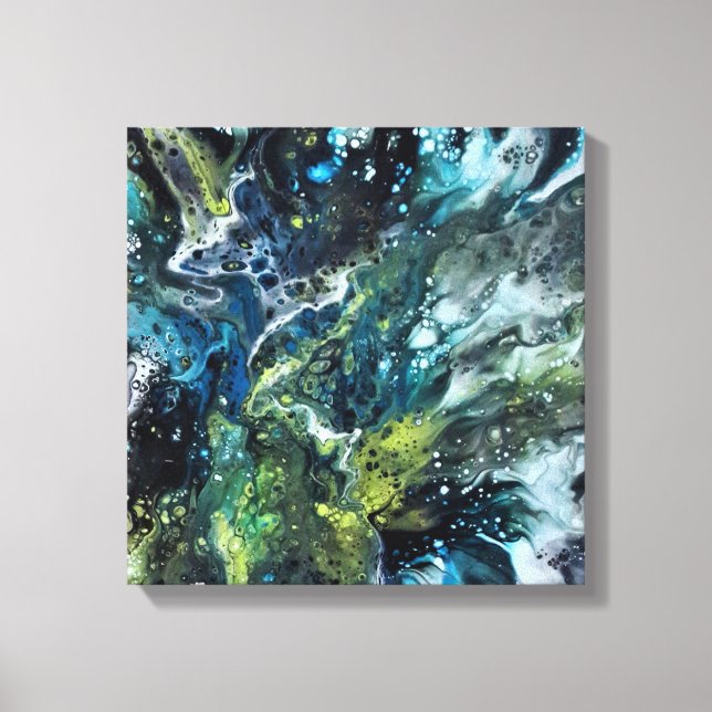 Abstrakt. Canvastryck (Framsida)