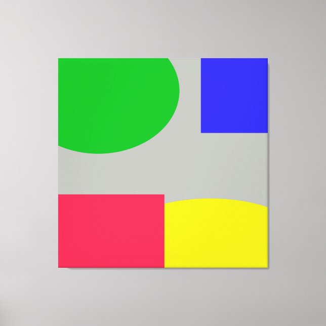 Abstrakt Canvastryck (Framsida)