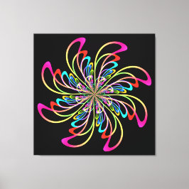 abstrakt canvastryck