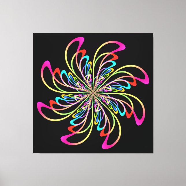 abstrakt canvastryck (Framsida)