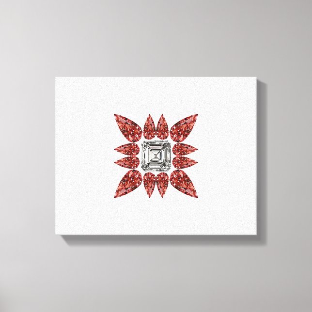 Abstrakt Canvastryck (Framsida)