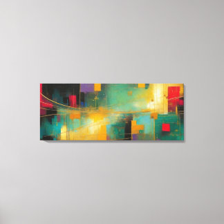 Abstrakt Canvastryck