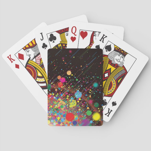 Abstrakt Casinokort (Baksidan)