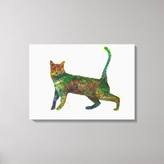 Abstrakt Cat Fantasy Canvastryck