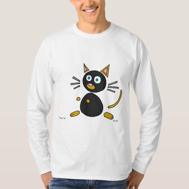 Abstrakt Cat Shirts T-shirt (Framsida)