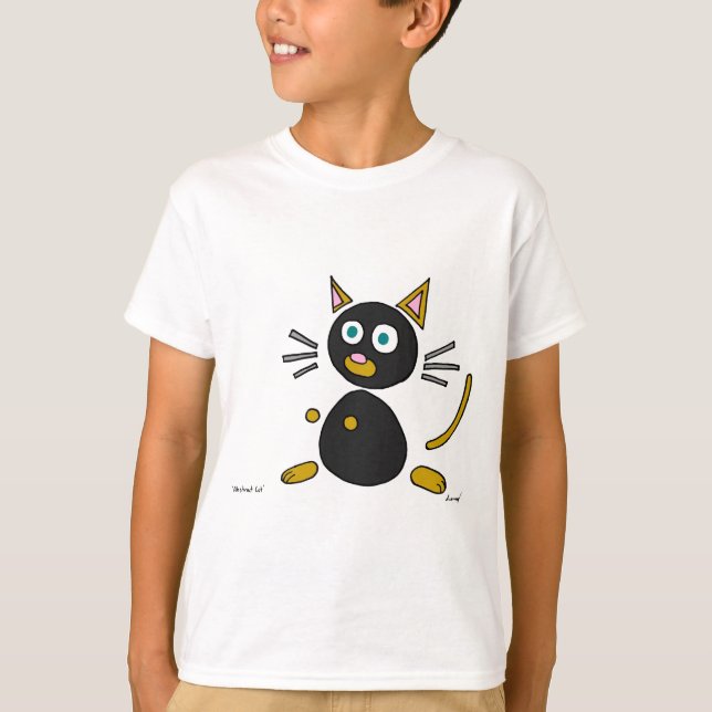 Abstrakt Cat Shirts Tee Shirt (Framsida)