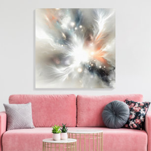 Abstrakt Celestial Nebula Canvastryck
