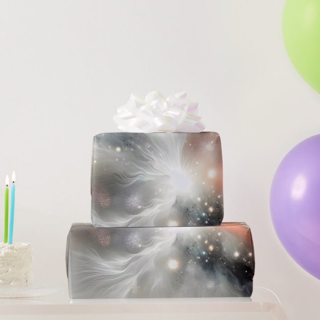 Abstrakt Celestial Nebula Presentpapper (Festgåvor)