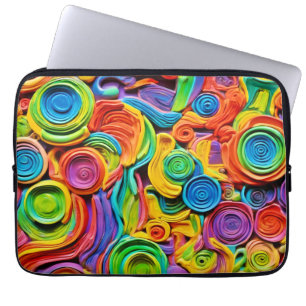 Abstrakt Ceramic Joy Laptop Fodral