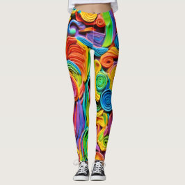 Abstrakt Ceramic Joy Leggings