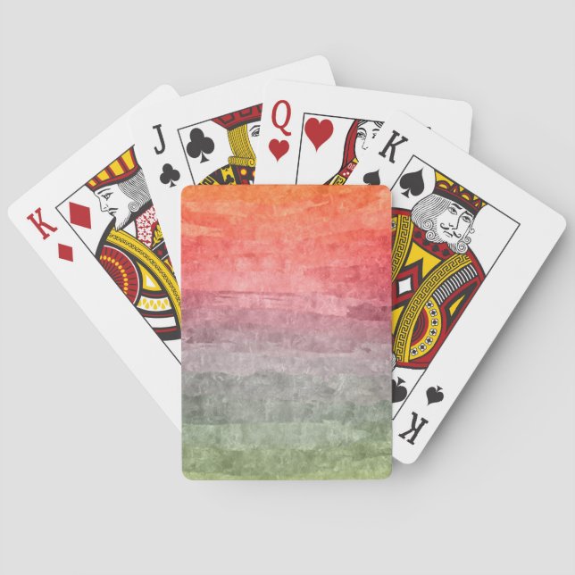 Abstrakt Chalk Casinokort (Baksidan)