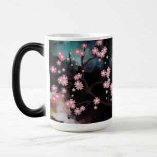 Abstrakt Cherry Blommar mugg
