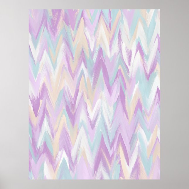 Abstrakt Chevrons Poster (Framsidan)