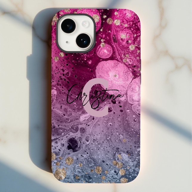 Abstrakt Chic Luxury Glam Marble Pour Paint (Skapare uppladdad)