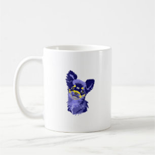 Abstrakt Chihuahua Kaffemugg