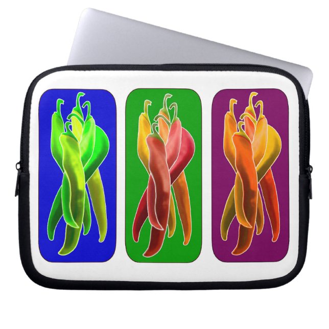 Abstrakt Chiles Laptopväska Laptop Sleeve (Framsidan)
