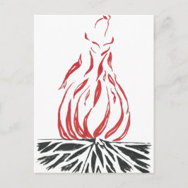 Abstrakt Cinderella Phoenix Vykort