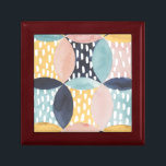Abstrakt Circle Mönster Smyckeskrin<br><div class="desc">Abstrakt Circle Mönster . Konstnär: Grace Popp. Bild-ID: 150359D.</div>