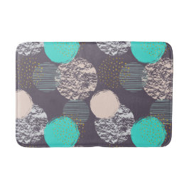 Abstrakt Circles badkar i Mönster Badrumsmatta