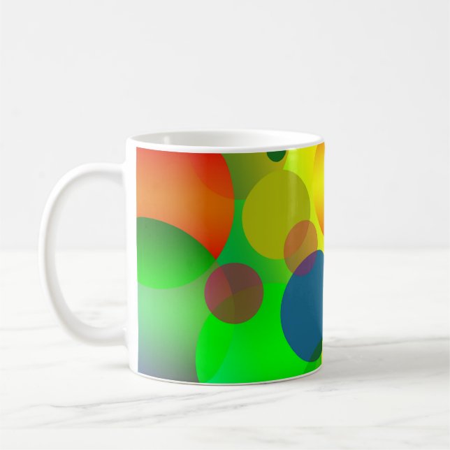 ABSTRAKT CIRCLES COFFEE MUGG (Vänster)