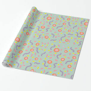 Abstrakt Circles Mint Mind Circles Dots Presentpapper