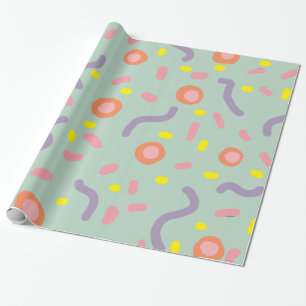 Abstrakt Circles Mint Mind Circles Dots Presentpapper