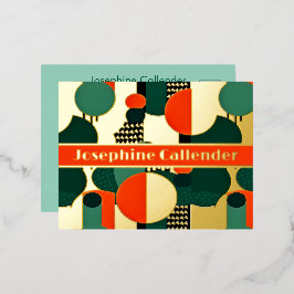 Abstrakt Circles Red and Grönt