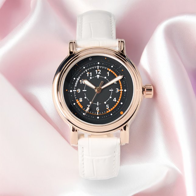 Abstrakt Circular Technologic Interface Inslag Armbandsur (Skapare uppladdad)