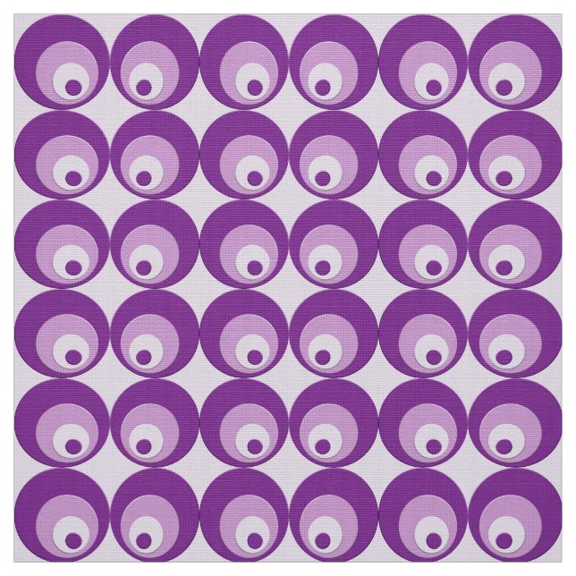 abstrakt cirklar det violetta mönster tyg (Provkarta)