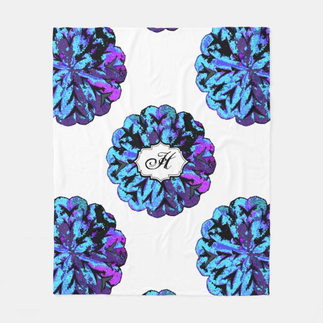 ABSTRAKT CIRKLAR WYCINANKI-G FLEECEFILT (Framsidan)