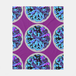 ABSTRAKT CIRKLAR WYCINANKI GR FLEECEFILT