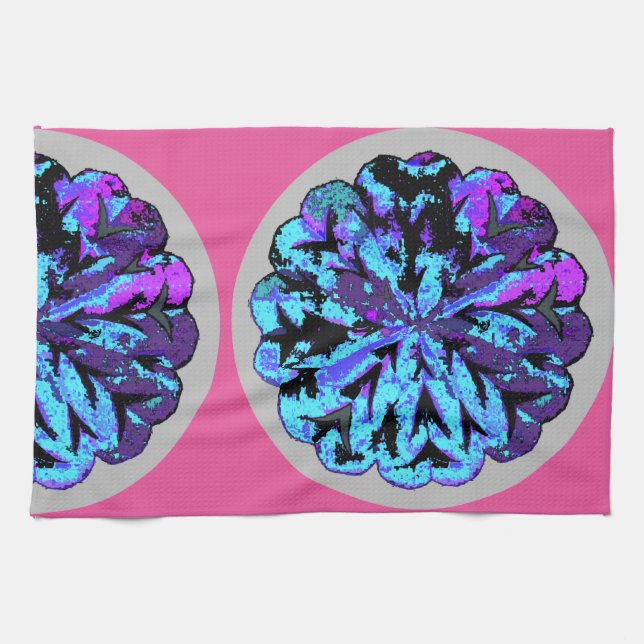 ABSTRAKT CIRKLAR WYCINANKI GR KÖKSHANDDUK (Horisontell)