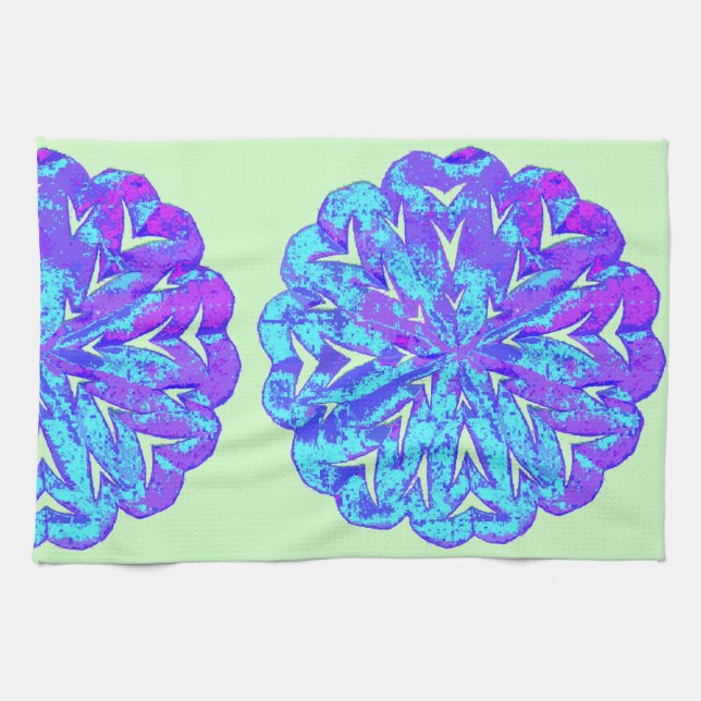 ABSTRAKT CIRKLAR WYCINANKI KÖKSHANDDUK (Horisontell)