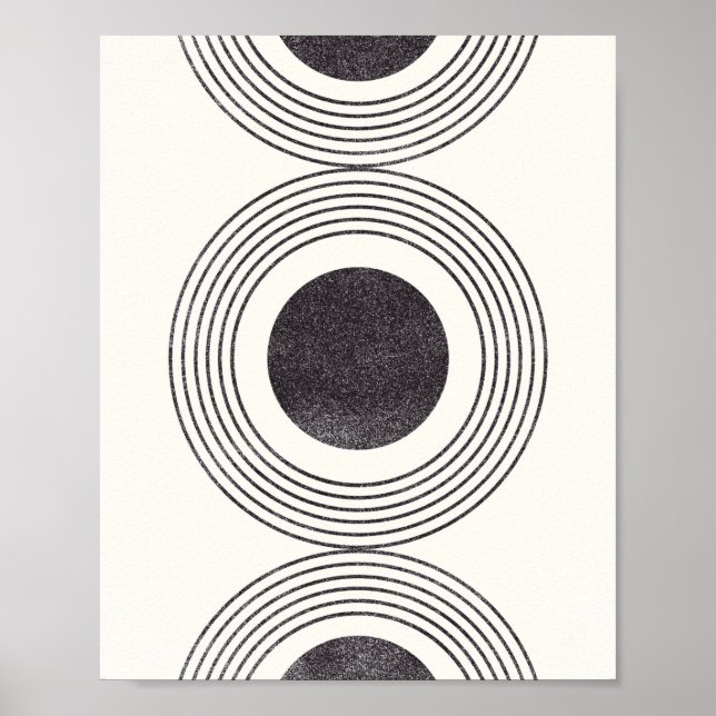 Abstrakt cirklens sammansättning poster (Framsidan)