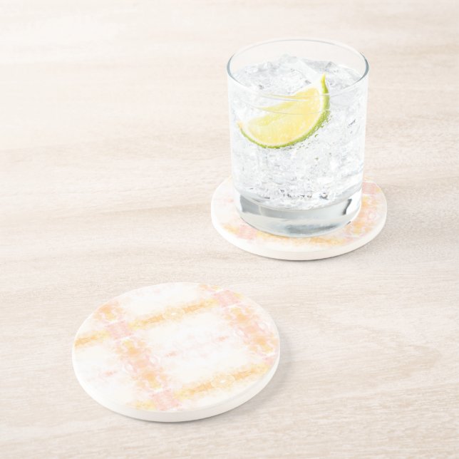 Abstrakt cirkulär design med symmetriska pastellfä underlägg (Sidan)
