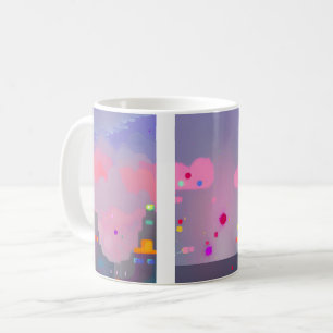 Abstrakt Cityscape Mugg