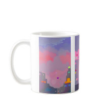 Abstrakt Cityscape Mugg