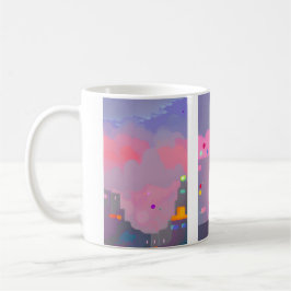 Abstrakt Cityscape Mugg