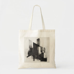 Abstrakt Cityscape Tote Tygkasse